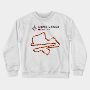 Grand Prix track - Sepang Malaysia Crewneck Sweatshirt